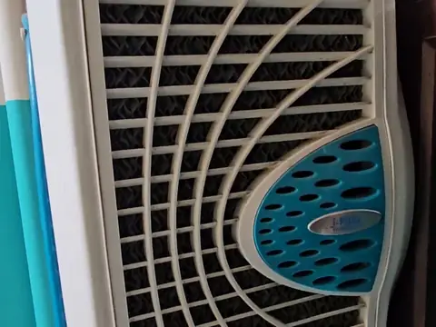 Air cooler in a hostel room