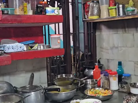 Hostel kitchen