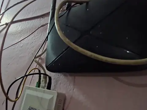 WiFi router at the hostel