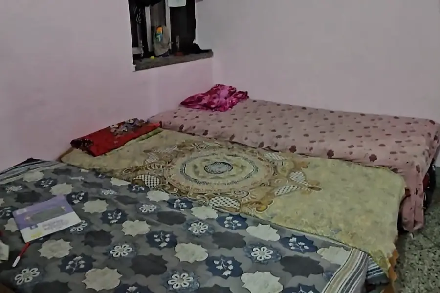 Hostel room with beds